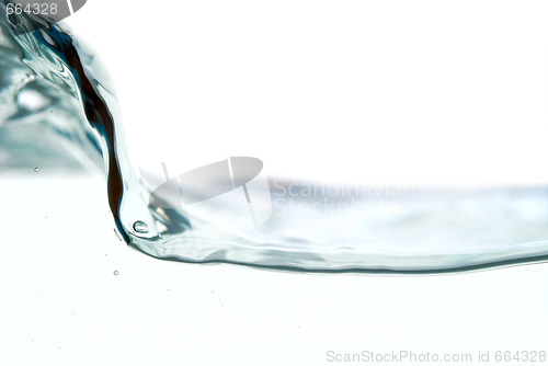 Image of wave and bubbles