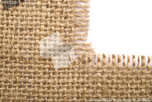 Image of sackcloth material