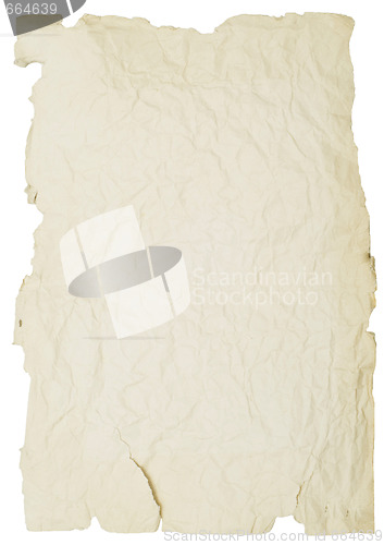 Image of wrinkled paper