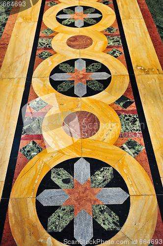 Image of Marble church floor