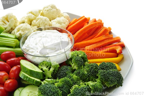 Image of Vegetables and dip