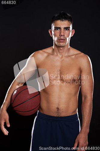 Image of Hispanic basketball player