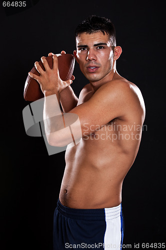 Image of Hispanic american football player