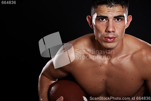 Image of Hispanic american football player