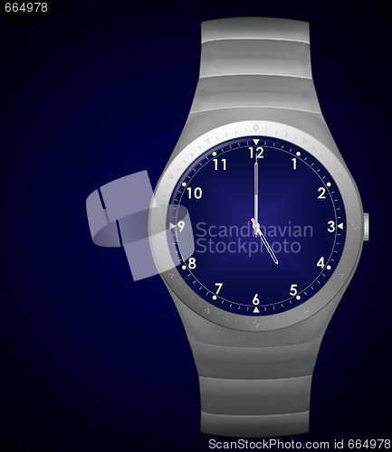 Image of five oclock wristwatch