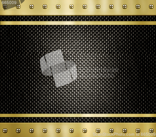 Image of gold metal background texture