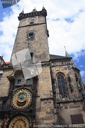 Image of Prague clock tower