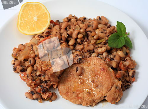 Image of Pork and beans meal horizontal