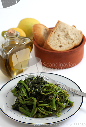 Image of Vlitsa cretan wild greens vertical