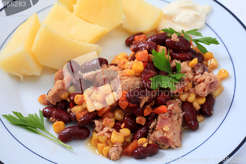 Image of Tuna been and sweetcorn salad horizontal