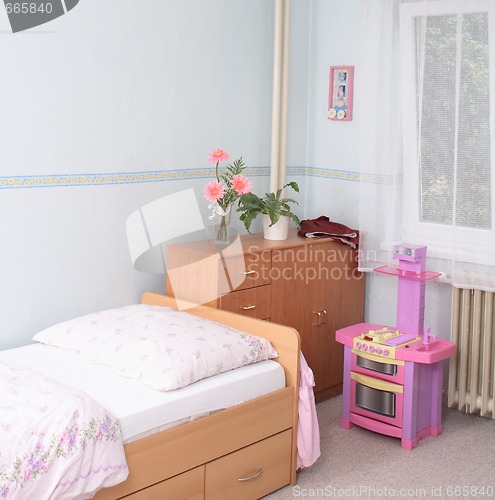 Image of room of girl