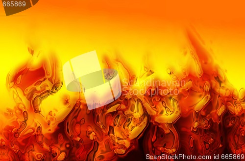 Image of abstract fire texture