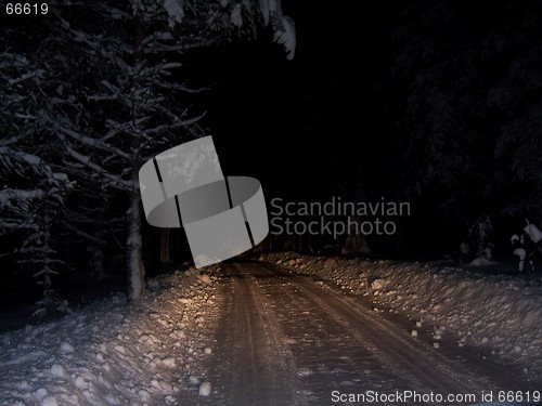 Image of Winterroad in Lappland