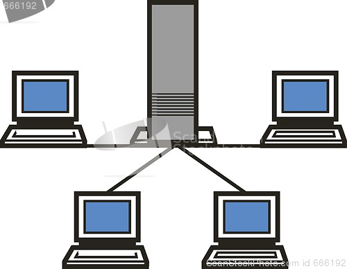 Image of Computers network 