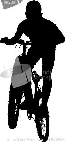 Image of Abstract bicycle vector illustration