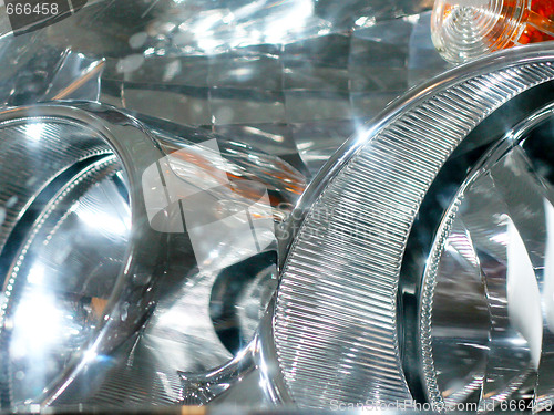 Image of car headlight