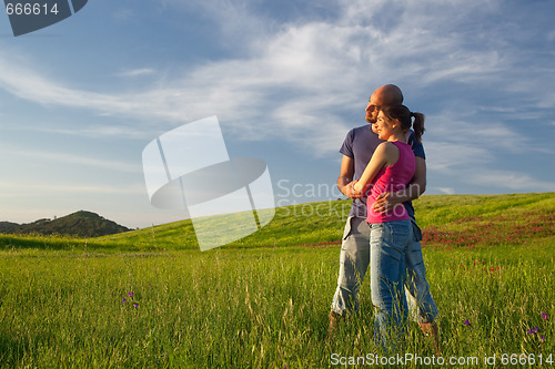 Image of Young beautiful couple