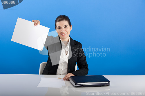 Image of Happy businesswoman