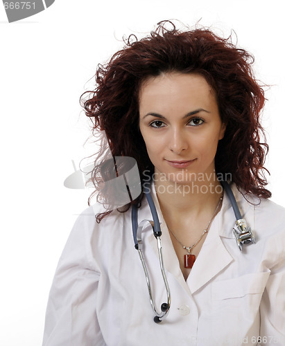 Image of Doctor with stethoscope 