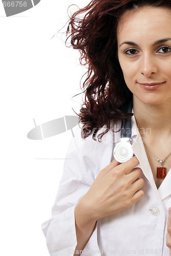 Image of Doctor with stethoscope 