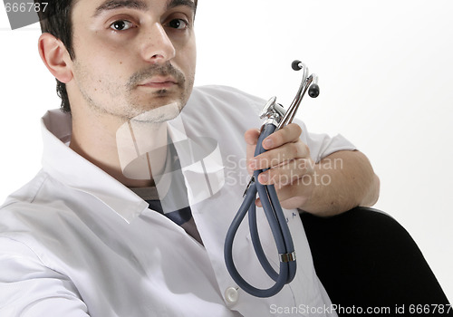 Image of Doctor with stethoscope