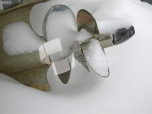 Image of Propeller in snow