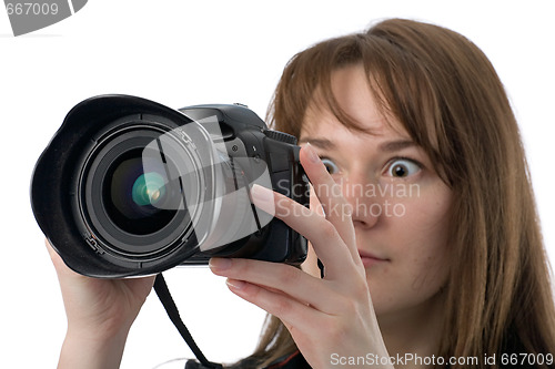 Image of very surprised photographer