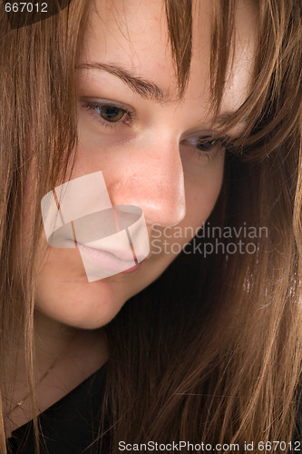 Image of young woman portrait