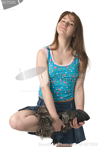 Image of happy young woman