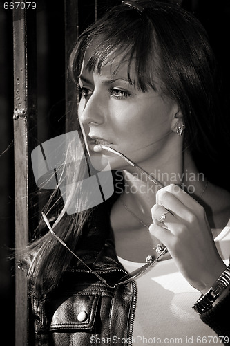 Image of attractive girl