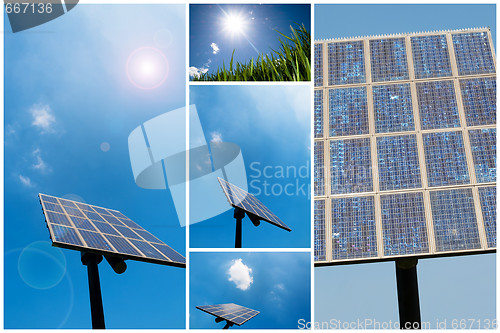 Image of Solar energy collage