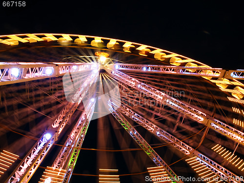 Image of Amusement park big wheel