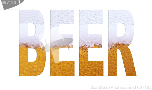 Image of Beer font