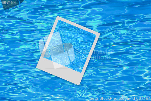 Image of water blue background snapshot