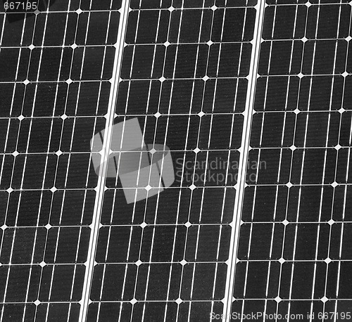 Image of Solar panel closeup