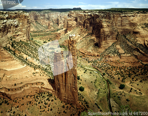 Image of Spider Rock, Canyon de Chelly, Arizona