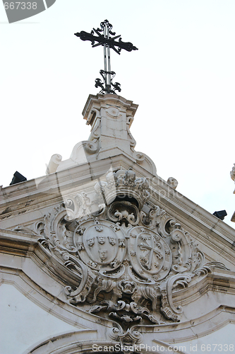 Image of white church steeple