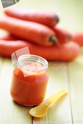 Image of baby food - carrot