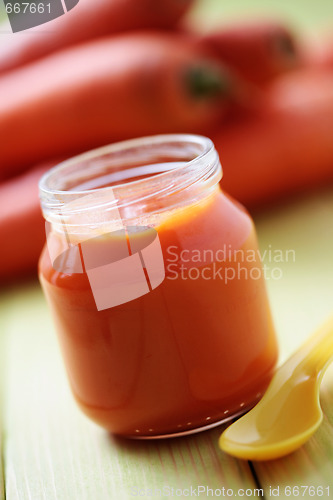 Image of baby food - carrot