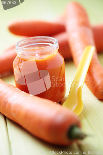 Image of baby food - carrot