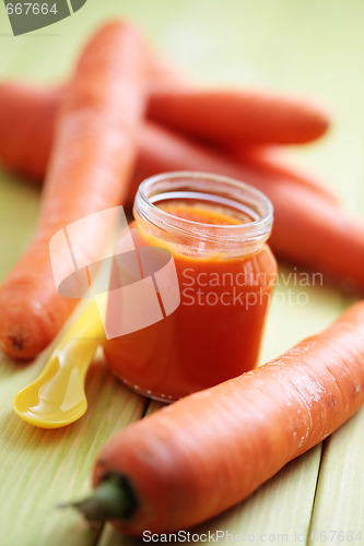 Image of baby food - carrot