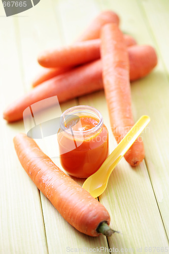 Image of baby food - carrot