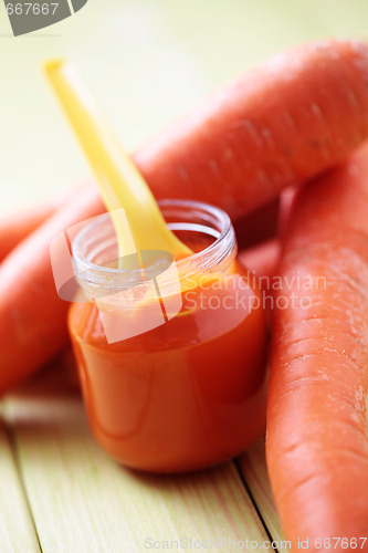 Image of baby food - carrot