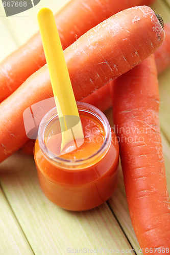 Image of baby food - carrot