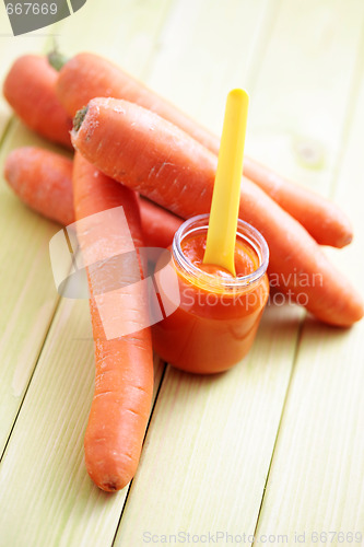 Image of baby food - carrot