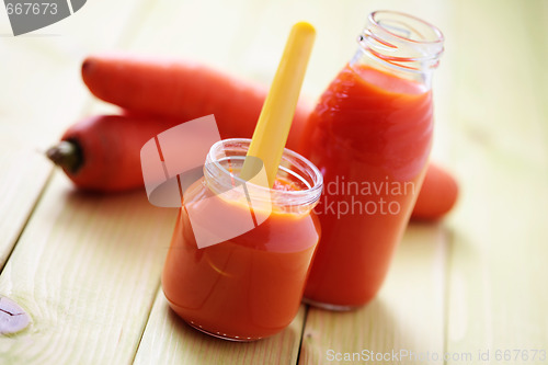 Image of baby food - carrot