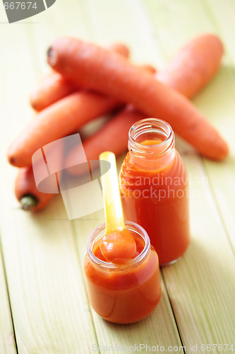 Image of baby food - carrot