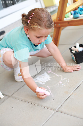 Image of Painting with chalk