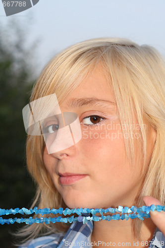 Image of Blond girl