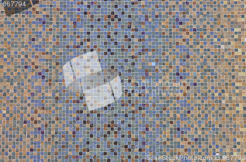 Image of olored mosaic squares